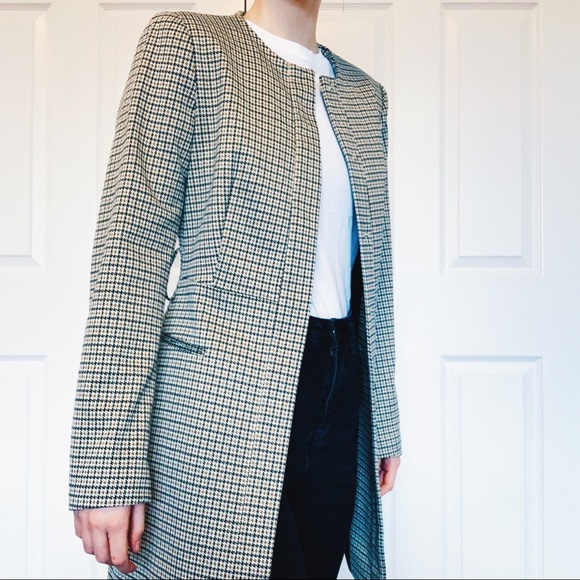 NEW Zara Plaid Coat/Blazer - Picture 2 of 6